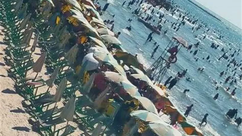 زحام شديد برأس البر وإنقاذ ٦٨ من الغرق وإعادة ٢٠٣ أطفال تائهين