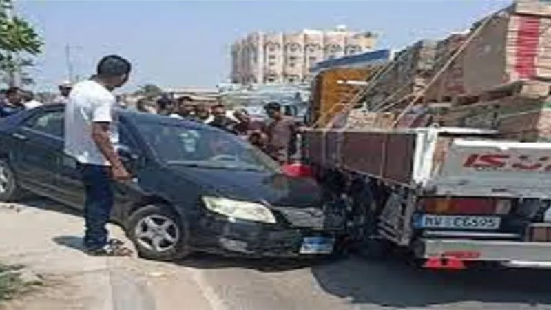إصابة 8 فى حادثى سير بالطريق الصحراوى فى البحيرة