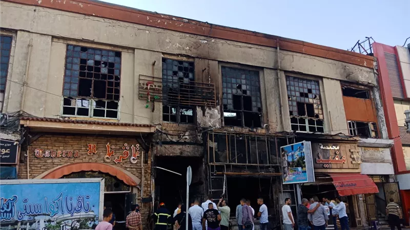 التفاصيل كاملة لحريق محطة الرمل بالإسكندرية
