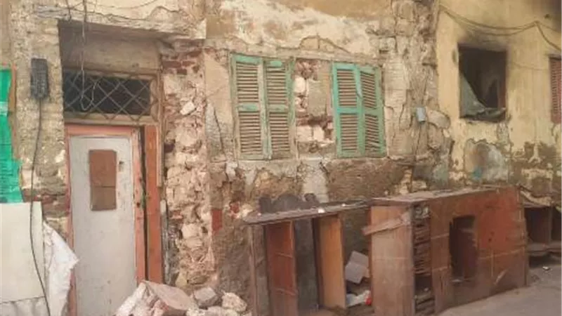 مصرع ربة منزل في انهيار عقار بمنطقة اللبان في الإسكندرية