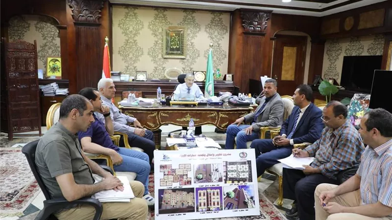 محافظ المنيا: بدء تنفيذ مشروع عمارات الإيواء بمنطقة السلخانة