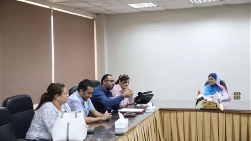 تبادل خبرات بين شركات مياه بني سويف وأسيوط والوادى الجديد