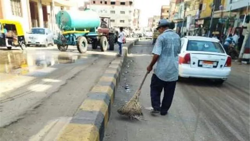 حملات نظافة وتطوير ورفع إشغالات بشوارع وطرق الشرقية