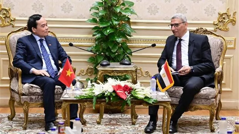 وكيل أول مجلس النواب يلتقي نائب رئيس وزراء فيتنام