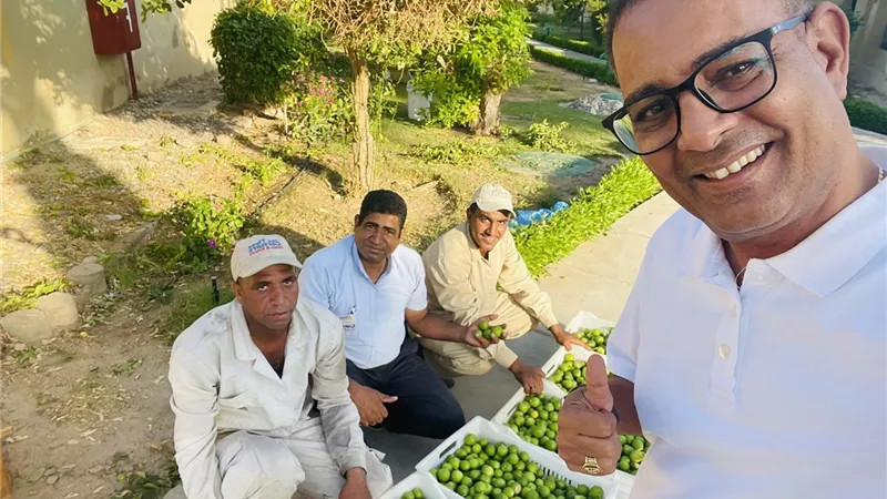 إحدى الفنادق تحتفل بزراعة الشجرة المثمرة رقم 2000بمرسى علم