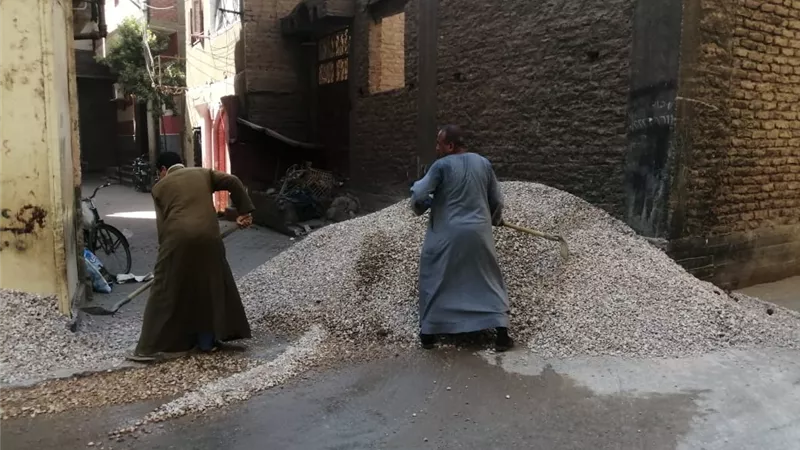 وقف حالتى بناء مخالف بحى جنوب وشمال مدينة الأقصر