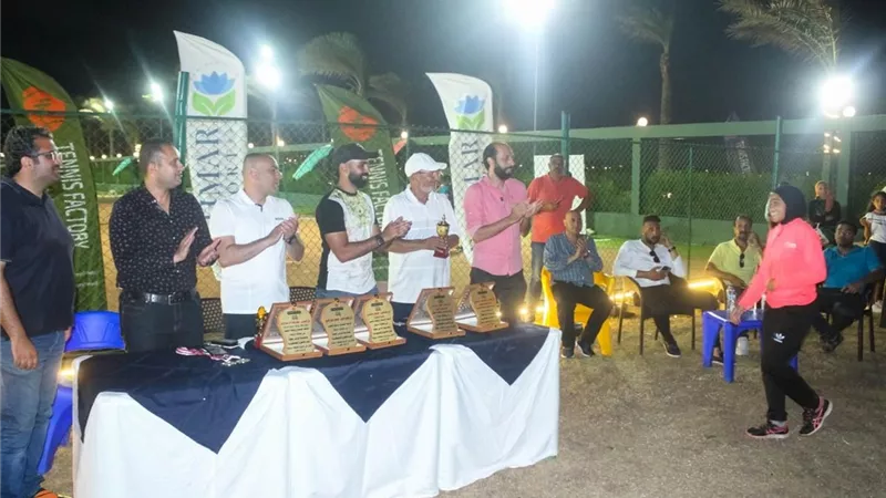 رئيس جهاز دمياط الجديدة يكرم الفائزين ببطولة الجمهورية للتنس