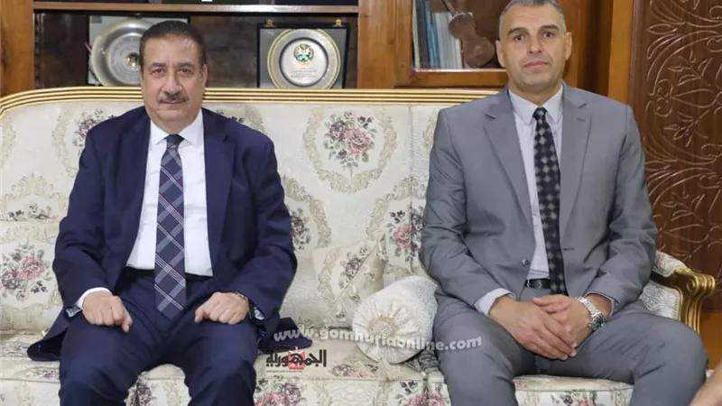 أبو ليمون يقدم التهنئة لمدير أمن المنوفية الجديد