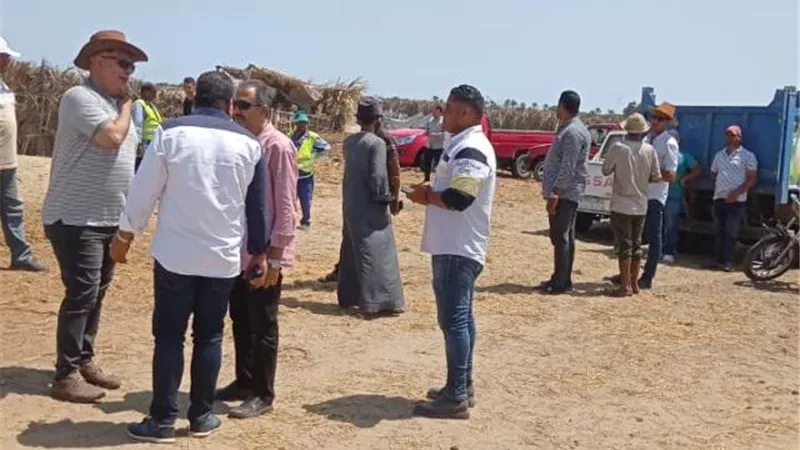جهاز دمياط الجديدة يشن حملة لإزالة مخالفات البناء بهذه الأماكن