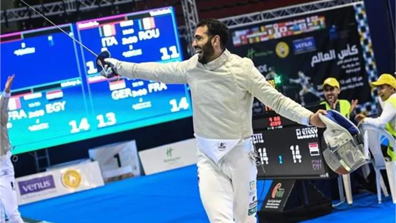 منتخب مصر للسلاح يحتل المركز 13 في بطولة العالم للرجال