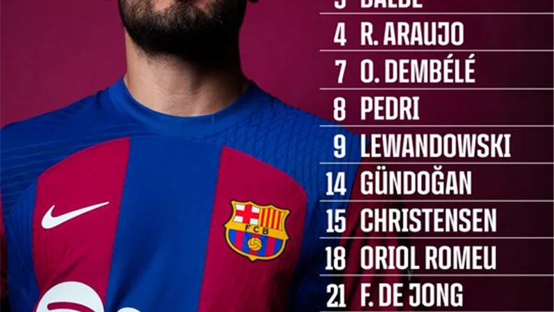 تشافي يعلن تشكيل برشلونة لمواجهة ريال مدريد الودية