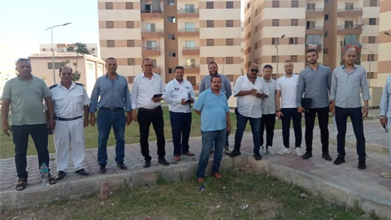 جهاز العبور الجديدة يشن حملة على وحدات الاسكان الاجتماعى المخالفة
