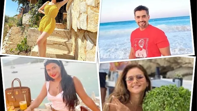 نجوم الفن يقضون عطلتهم الصيفية بين البحار والخضرة