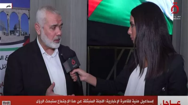 إسماعيل هنية: لغة الاجتماع بين الفصائل هذه المرة توافقية