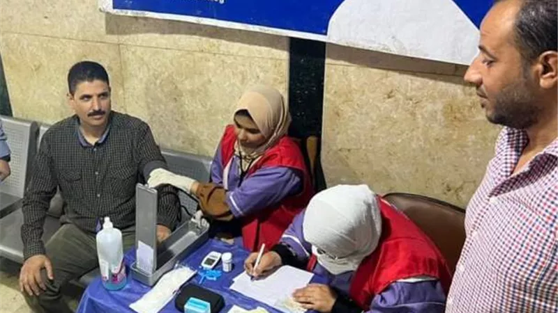 « 100 يوم صحة» تقدم خدماتها لتجار الإسماعيلية