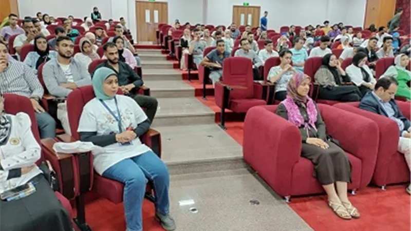 وفد جامعة طيبة يشارك فى معسكرالجامعات التكنولوجية لمناهضة الإدمان