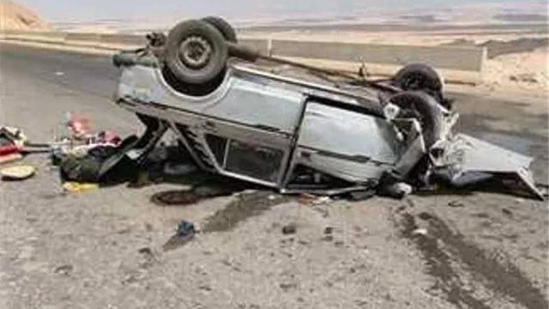 وفاة طالب وإصابة 2 في انقلاب سيارة بأطفيح