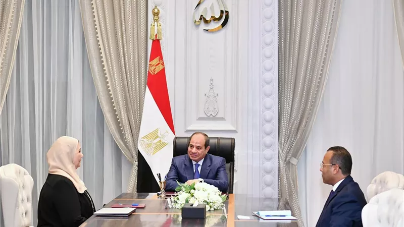 الرئيس السيسي يتابع جهود تعزيز الحرف التراثية والمنتجات اليدوية