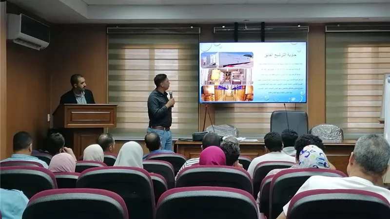 مياه الاقصرفى ورشة تبادل الخبرات لمحطات الترشيح بالاسكندرية
