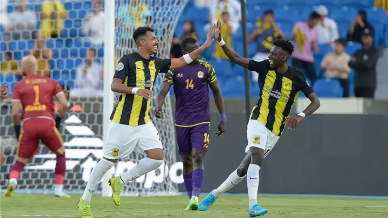 اتحاد جدة ينهي الشوط الأول متقدما على الشرطة العراقي بهدف مسعود
