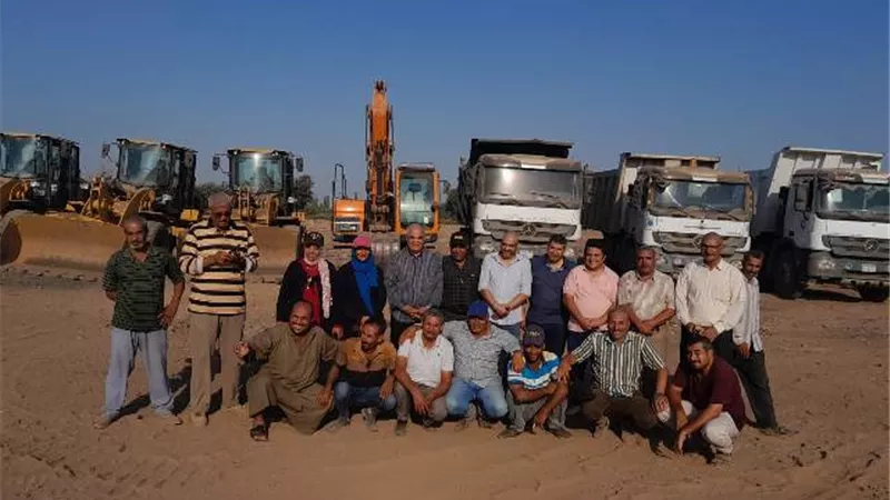 رفع 45000 طن مخلفات صلبة لإنشاء محطه معالجه صرف صحي بميت غمر