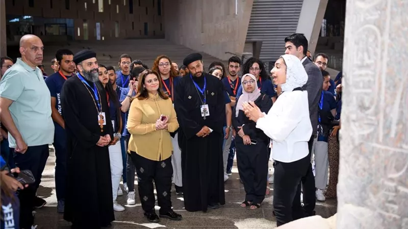وزيرة الهجرة تجري زيارة للمتحف المصري الكبير