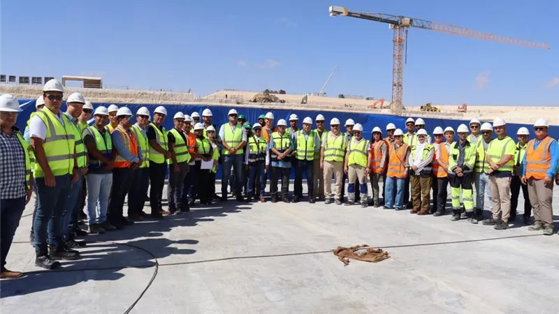 الرقابة النووية تقييم صب الخرسانة الأول للمجموعة الرابعة بالضبعة