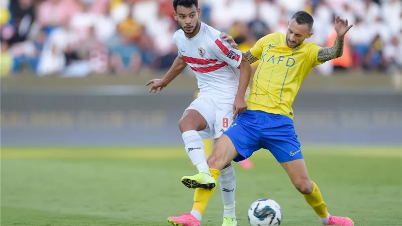شاهد بالفيديو فرحة الزمالك بعد تسجيل الهدف الاول فى مرمى النصر