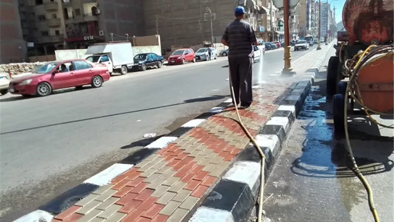 رفع 450 طن مخلفات و820 طن قمامة من شوارع المنصورة