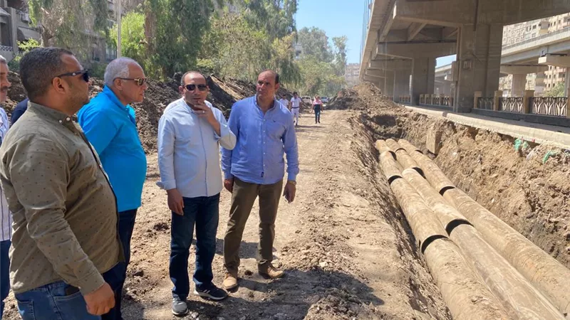 محافظ الجيزة يتفقد محاور محطه قطارات الصعيد ببشتيل..صور