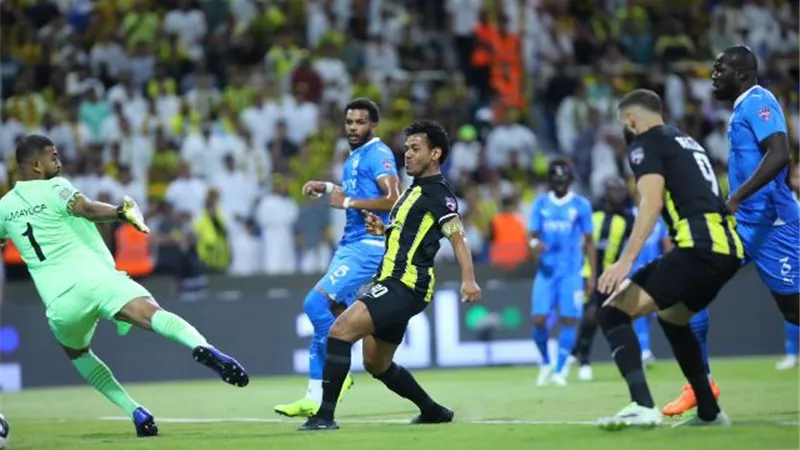 شاهد اهداف مباراة الهلال السعودى واتحاد جدة بالبطولة العربية