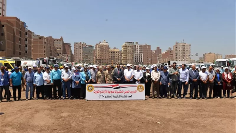 تدريب عملي للتعامل الفوري مع الأزمات بالدقهلية