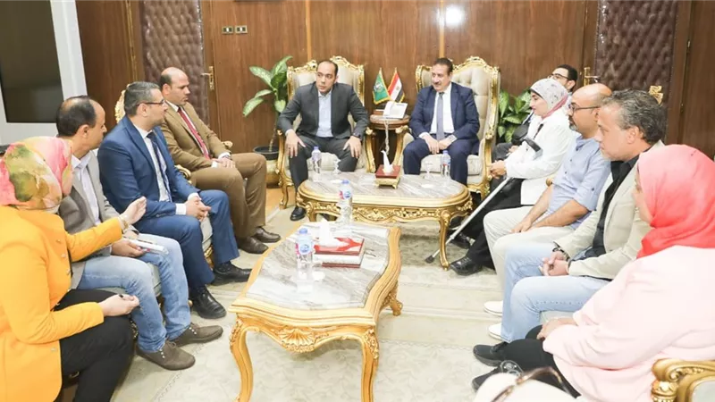 محافظ المنوفية : تفعيل آليات الشبكة القومية لتأهيل ذوي الإعاقة