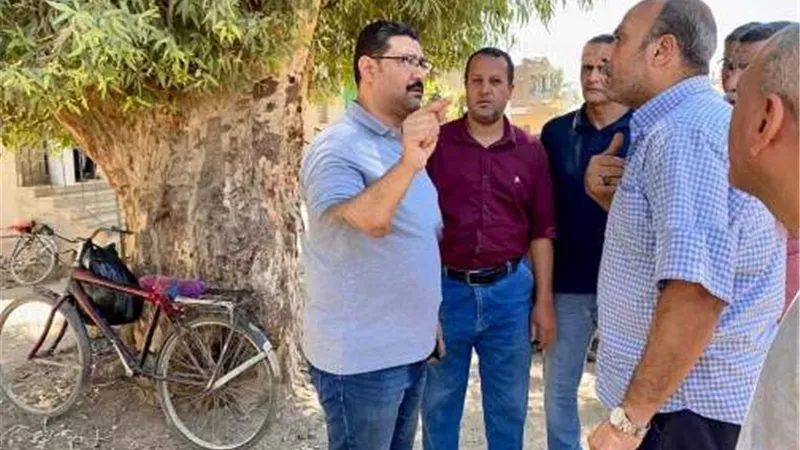 مدير زراعة المنيا يتفقد الجمعيات التعاونية الزراعية بمركز ملوي