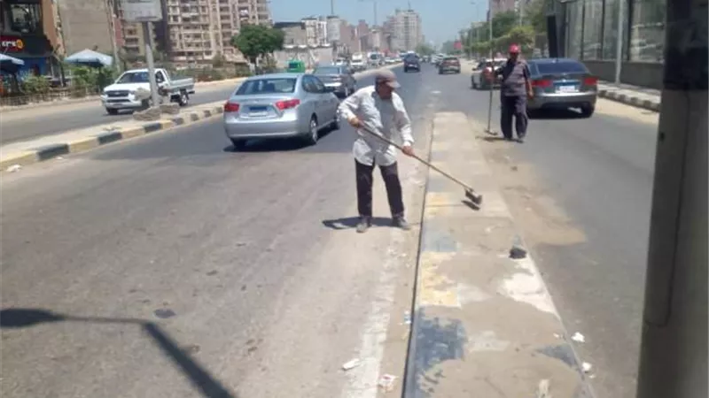 رفع 350 طن مخلفات من شوارع المنصورة