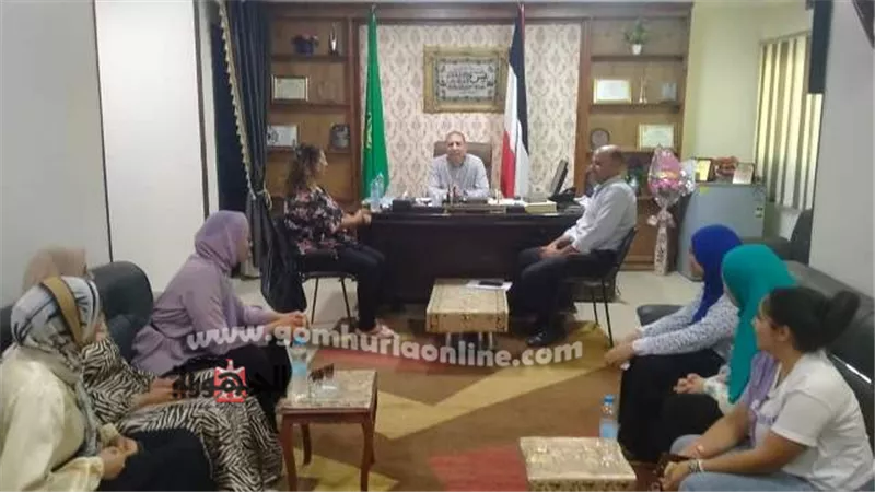 رئيس مدينة سمالوط يعقد لقاءً مع شباب جمعية التنمية بالتوفيقية