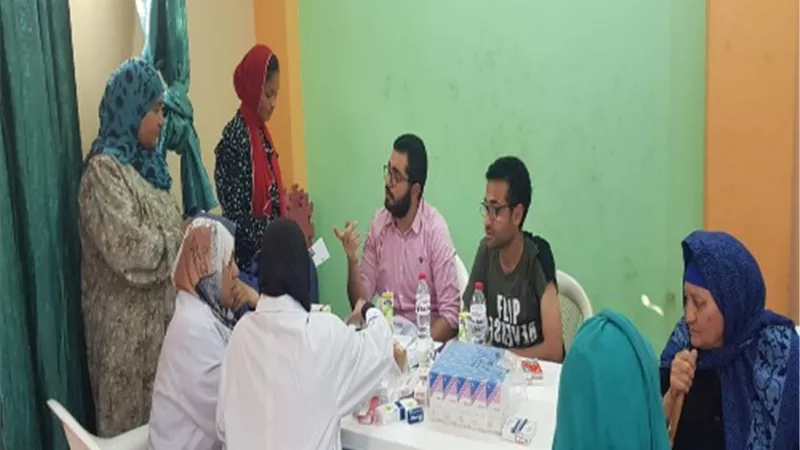 جامعة بنها تنظم قافلة طبية بقرية كفر عابد مركز طوخ