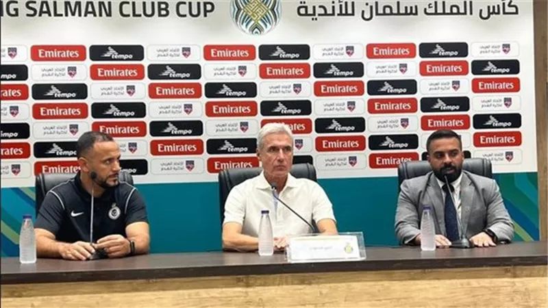 أول تعليق من مدرب النصر بعد التأهل لنهائى البطولة العربية