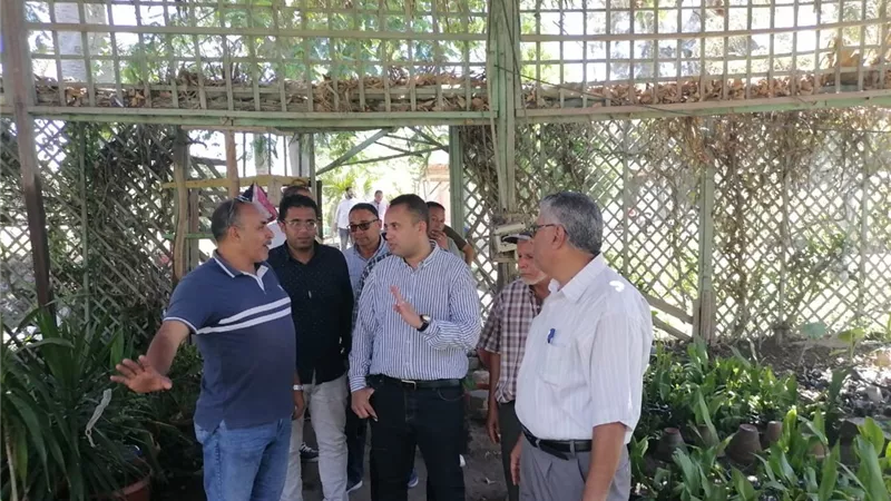 رئيس جهاز مدينة دمياط الجديدة يتفقد مشروعات الزراعة