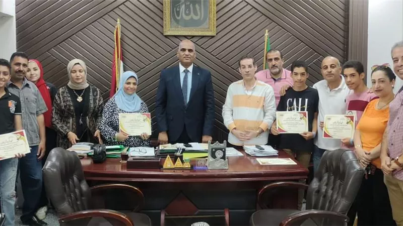 تكريم الطلاب الفائزين في مسابقة جائزة الدولة للمبدع الصغيربالمنيا