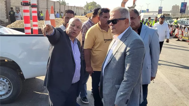 الانتهاء من اصلاح خط ١٢٠٠مم بشارع عبد الحميد بدوى وعودة المياه