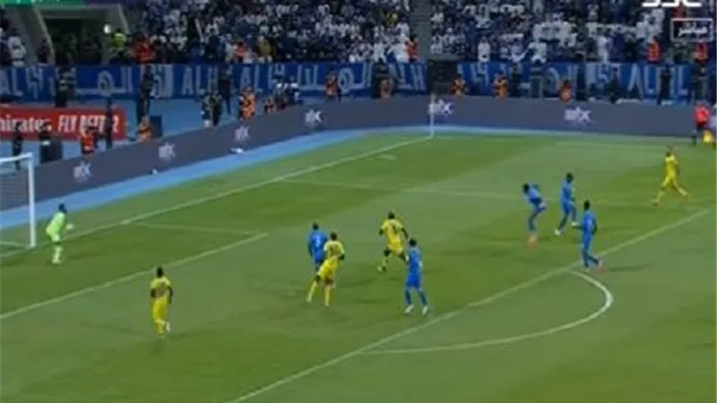 شاهد .. رونالدو كاد يدرك التعادل للنصر فى نهائى البطولة العربية