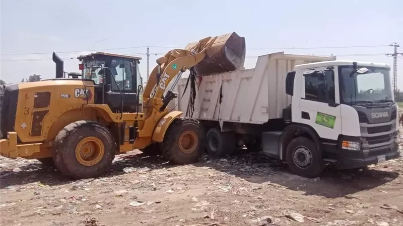 التدخل السريع ترفع 36320 طن قمامة ومخلفات بالشرقية