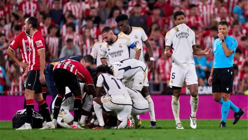 إصابة نجم ريال مدريد بقطع في الرباط الصليبي
