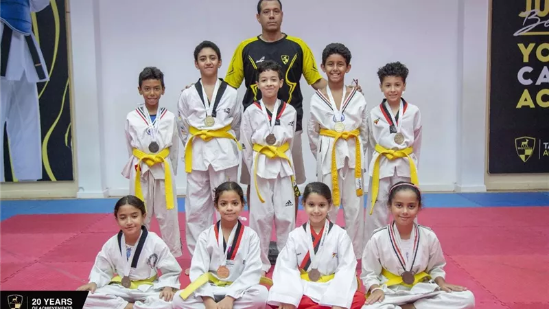 معاذ سعيد يتأهل لبطولة العالم بالبوسنة للتايكوندو