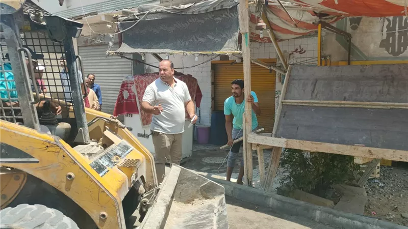 التصدِّي لمحاولة تعدٍّ بالبناء على أرض زراعية بالقصاصين