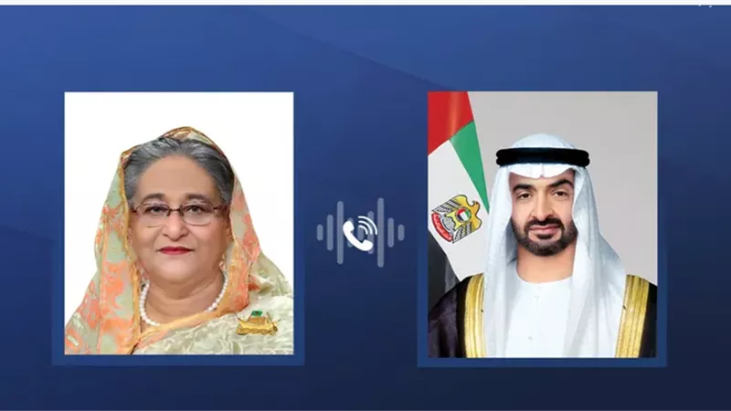 رئيسة وزراء بنغلاديش تشكر رئيس الإمارات على مساعيه الإنسانية