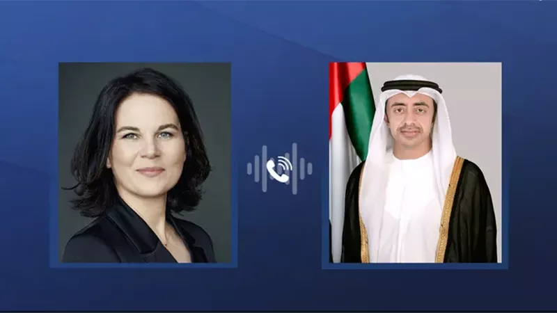 عبدالله بن زايد ووزيرة خارجية ألمانيا يبحثان علاقات الشراكة