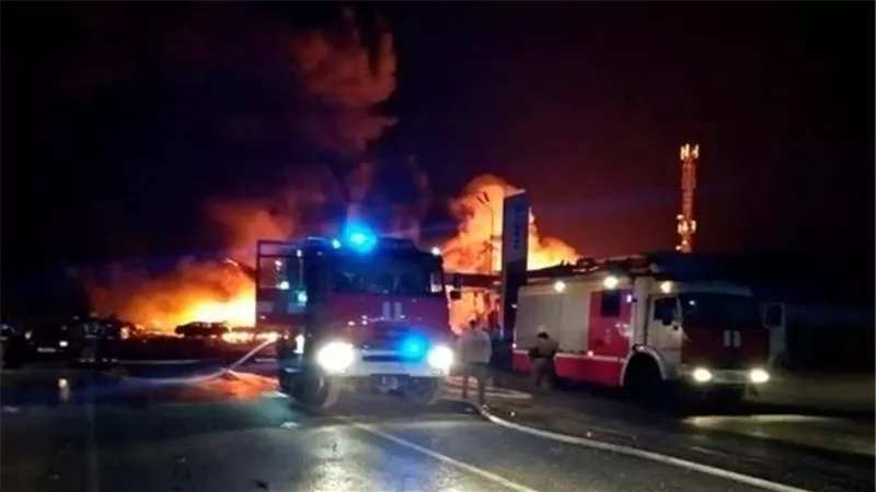ارتفاع ضحايا حريق محطة وقود في داغستان إلى 91 قتيلا وجريحا