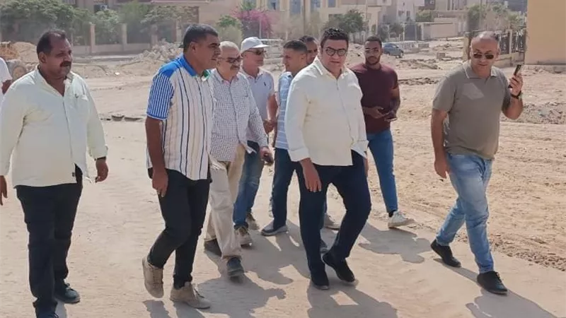 رشاد يتفقد المشروعات الخدمية واخر اعمال التطوير بمدينة العبور